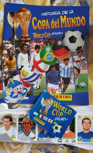 Panini World Cup Story Album And Full Set Of Stickers