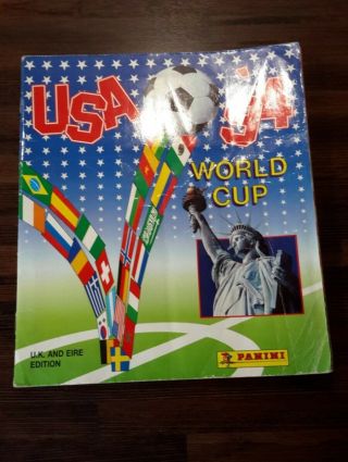 Panini Usa 94 World Cup Sticker Album 100 Complete Uk & Eire Edition