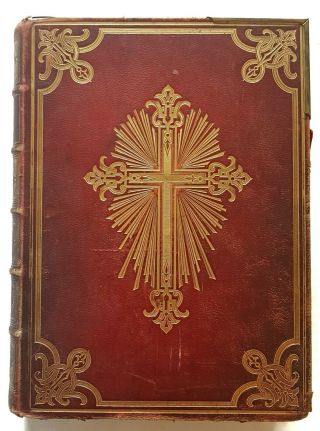 Missale Romanum Latin Missal 1884 Accuratissima Editio Catholic Tabbed Leather