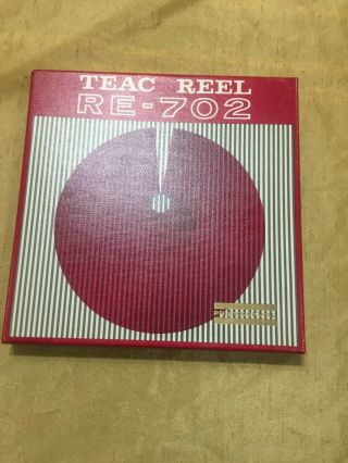 Teac Re 702 Reel - Home Recorded Tape - Pro Series