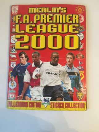 2000 Not Panini Merlin Premier League Sticker Album Book 2000 00 100 Complete