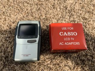 Casio Tv - 880 Portable Lcd Color Televesion W/ A/c Adaptor