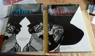 Lewis Carroll Alice In Wonderland & Tlg Barry Moser 2 Vol Set 1st Eds