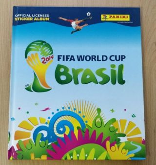 Rare Hardback Panini Fifa Football World Cup Sticker Album Brazil 2014– 46 Full