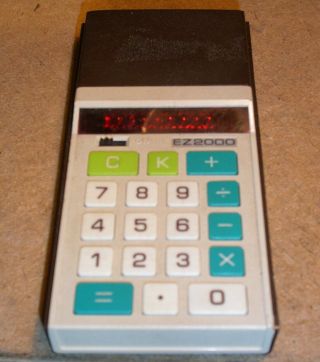 Vintage General Instrument Of Canada Model Ez2000 Calculator