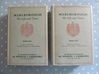 Marlborough His Life And Times By Winston S Churchill Complete 2 Volume Set 1958