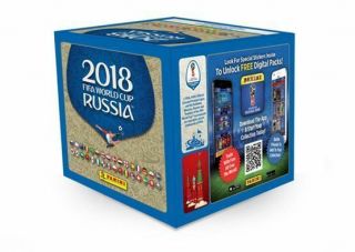 Panini Fifa World Cup 2018 Stickers 2 Boxes (100 Packs)
