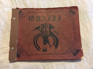Oraibi Book Of Indian Designs,  1930,  1st Ed,  Hopi,  Myers