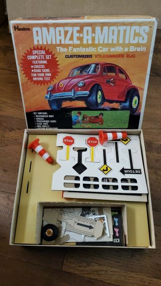 Vintage Hasbro Amaze - A - Matics Volkswagen Vw Bug Has Everything But Car.