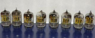 1 - Western Electric 396a (2c51) Tube Black Pl D - Getter 1/2 Dead (8 Available)