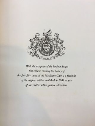 Maidstone Club: The First 100 Years (2 vols) 1991 East Hampton,  York - RARE 3