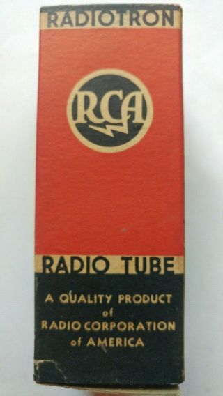 Rca Radiotron Radio Tube 33 Boxed Nos Made In Usa