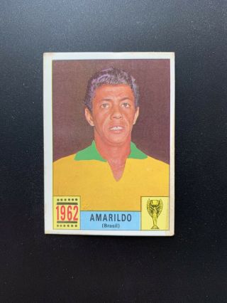Brazil/brasil - Amarildo - Panini Mexico 70 World Cup Red/black Card 1970