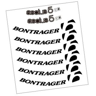 Two Wheel Sticker Set For Bontrager Aeolus 5 Road Bike Bicycle Cycling Decal