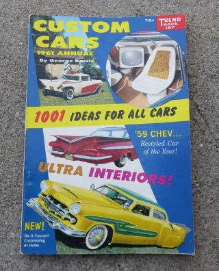 1961 Annual Custom Cars By George Barris Book