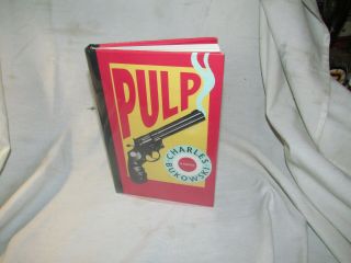 Vintage Book Charles Bukowski Pulp 1st Ed Hc Dj Signed 1/750 Near