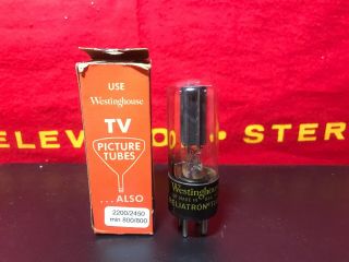 Westinghouse Type 80 Rectifier Tubes Nos Black Plate [] Getter Strong