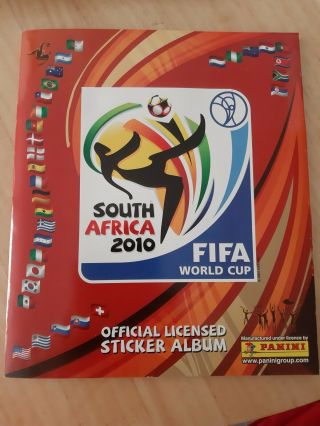 Fifa Panini World Cup South Africa 2010 Sticker Album Book 100 Complete
