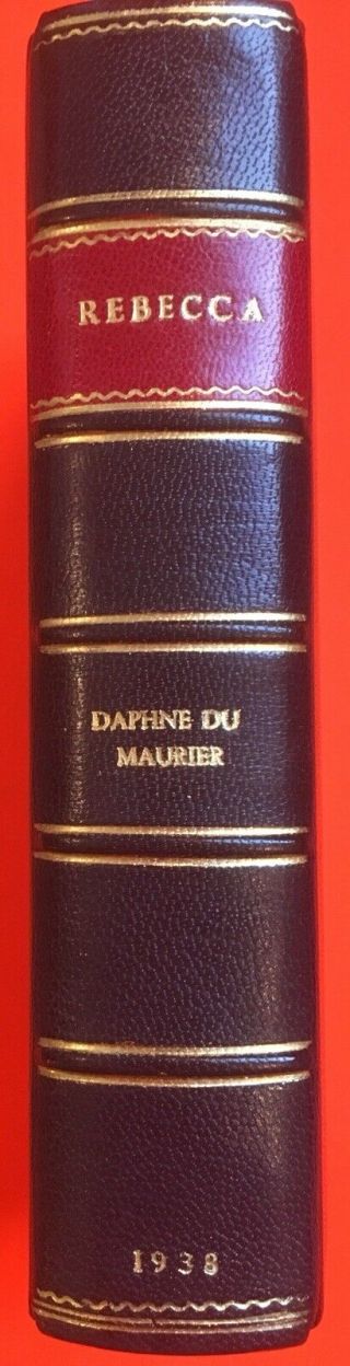 Rebecca - Daphne Du Maurier - First Edition 1938 - Full Leather Binding