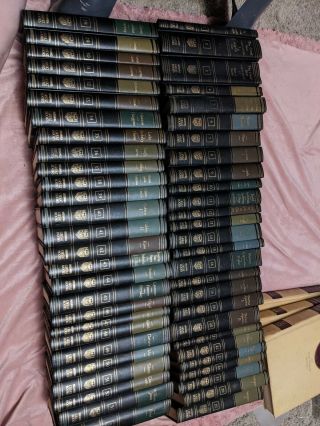 Vtg 1952 Britannica Great Books Of The Western World Complete Set Series 1 - 54