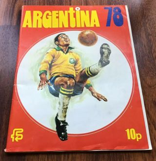 Fks Argentina 78 World Cup Sticker Album - Complete
