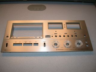 Pioneer Ct - F9191 Cassette Deck Metal Face Plate Oem