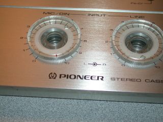 Pioneer CT - F9191 Cassette Deck Metal Face Plate OEM 2
