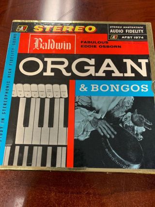 Pre Recorded 7“ Reel Tape Organ And Bongos Eddie Osborn