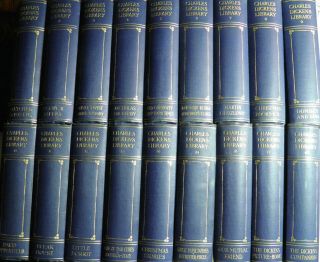 Of Charles Dickens Library 18 Volume Set Illustrated Harry Furniss 1910