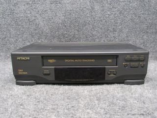 Hitachi Vt - Mx424a Vcr Video Cassette Recorder Vhs Tape Player No Remote