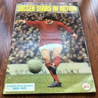 The Wonderful World Of Soccer Stars In Action Picture Stamp Album - Complete