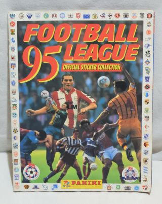 Panini Football League 95 Sticker Album
