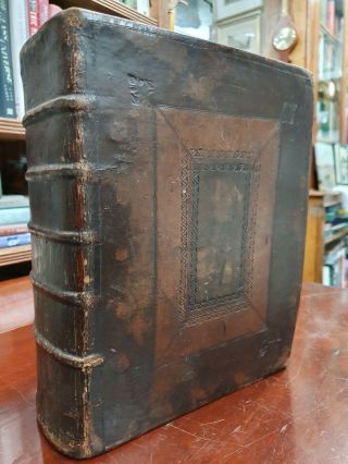 1743 Baskett Book Of Common Prayer And Bible Full Leather