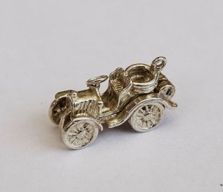 Vintage Car ‘opens’ – Vintage Silver Bracelet Charm.  4.  5 Grams.