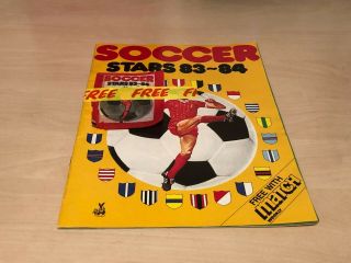 Quadriga Soccer Stars 83 - 84 Sticker Album With Packet Like Panini Fks