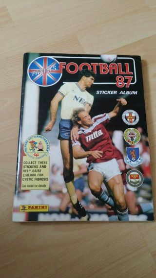 Football 87 Album By Panini 100 Complete