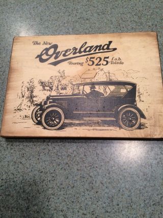 Overland Touring Wooden Car Sign,  Rustic,  Vintage,  Decor,  Plaque