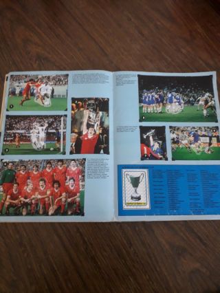Panini football 86 sticker album complete 2