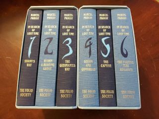 Marcel Proust In Search Of Lost Time Folio Society Six Volumes 2005