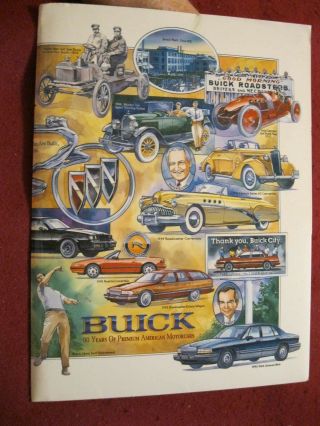 1993 Buick 90th Anniversary Historical Press Kit: Photos And Releases