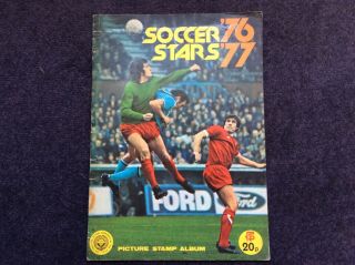Fks Soccer Stars 76/77 Album Empty No Stickers