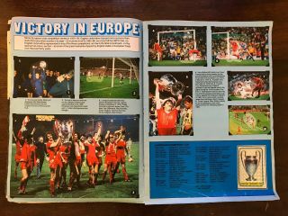 Panini Football 86 Sticker Album - 100 Complete - but no cover loose pages 1986 2
