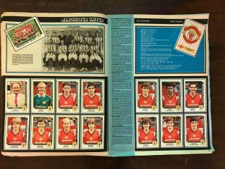 Panini Football 86 Sticker Album - 100 Complete - but no cover loose pages 1986 3