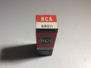 Vintage Rca Radiotron Electron Vacuum Tube 6as11 Nos
