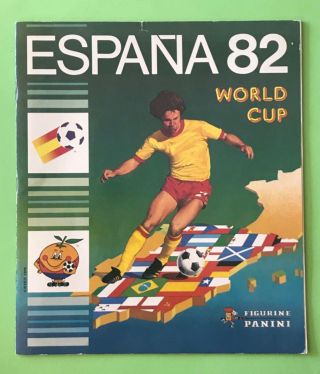 Vintage Panini Album Fifa World Cup Espana Spain 1982 Official Reprint