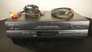 Sharp Vc - A560 Picture 4 - Head Vhs Vcr Player Recorder No Remote
