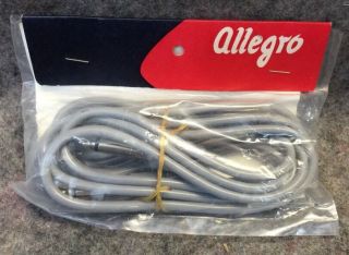 Vtg Nos Allegro Patch Cord 72 " Straight 1/4 " Phone Plugs Gray Ht - 100f Made Japan