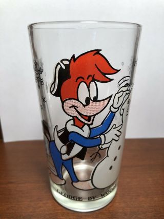 Vintage 1976 Woody Woodpecker " George By Woody " Arby’s Collectible Glass