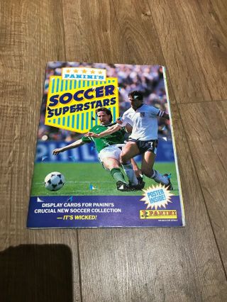 Panini Soccer Superstars Card Album,  100 Full,  In