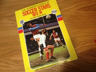 Fks 1973/74 First Division The Wonderful World Of Soccer Stars Sticker Album